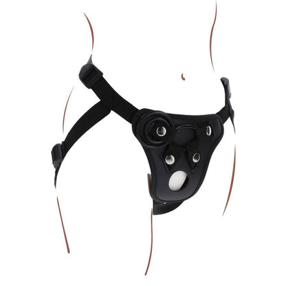 GET REAL - STRAP-ON PLEASURE HARNESS BLACK - 3