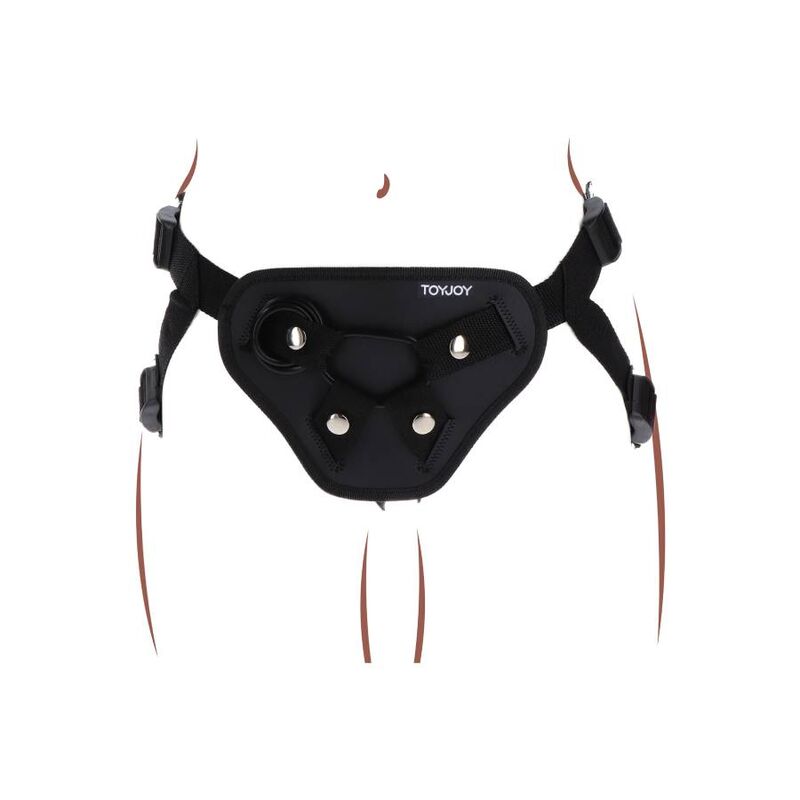 GET REAL - STRAP-ON DELUXE HARNESS BLACK - 6