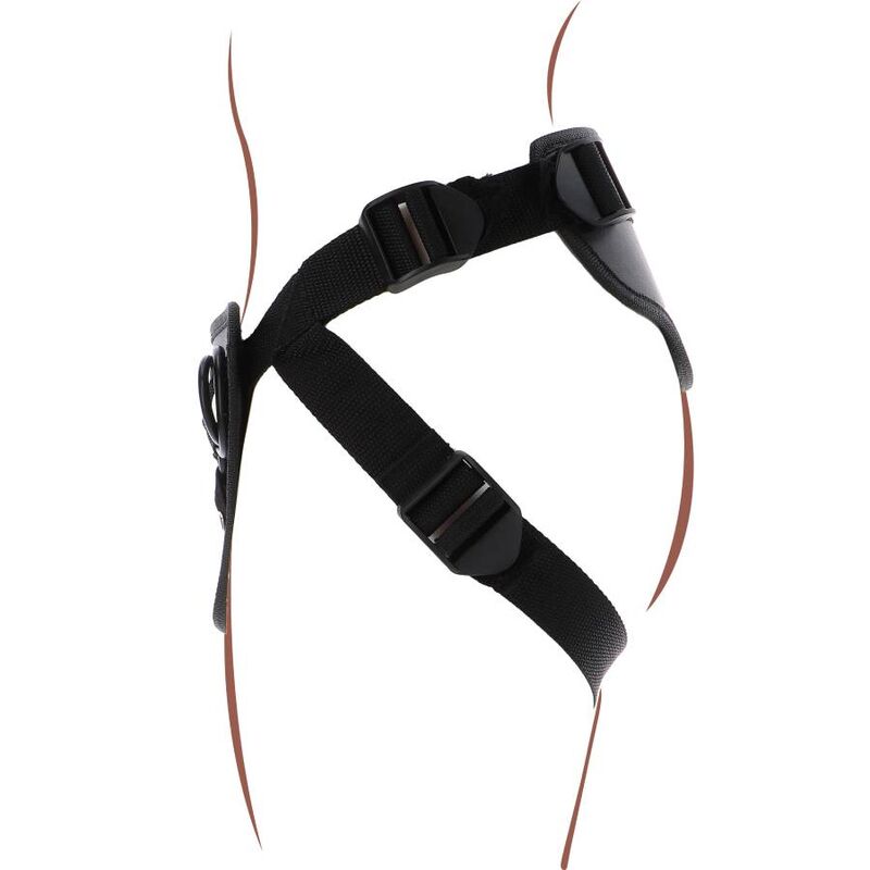 GET REAL - STRAP-ON DELUXE HARNESS BLACK - 5