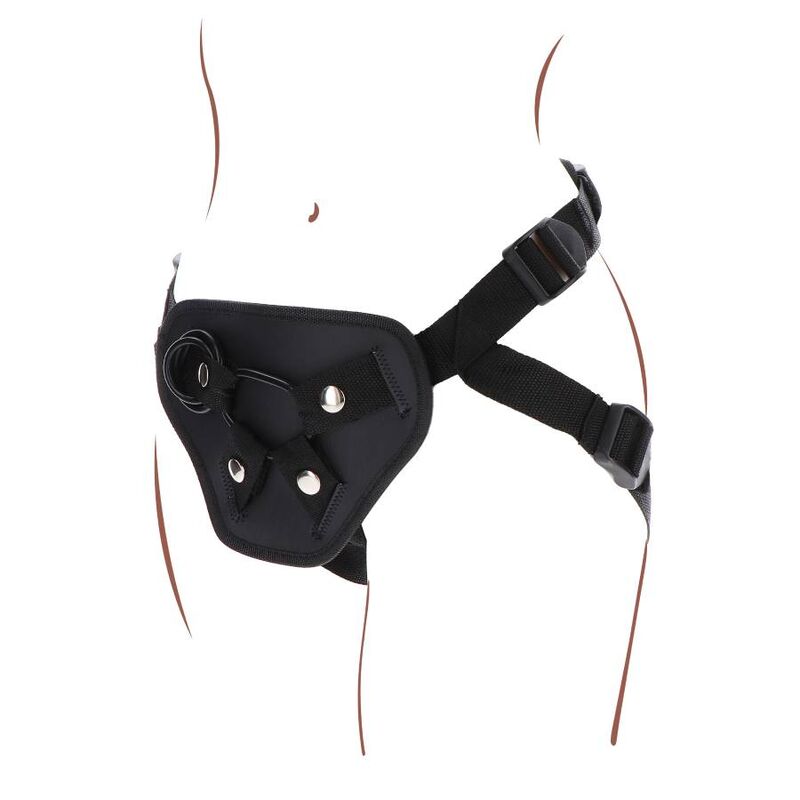 GET REAL - STRAP-ON DELUXE HARNESS BLACK - 4