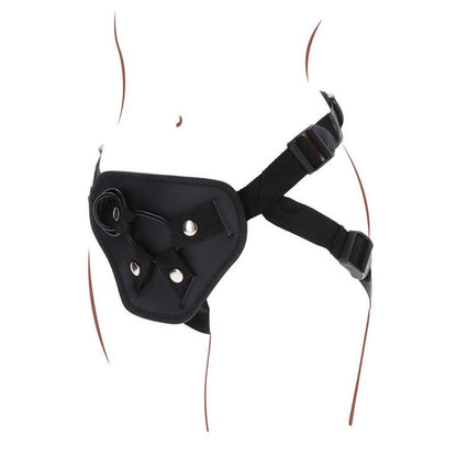 GET REAL - STRAP-ON DELUXE HARNESS BLACK - 4