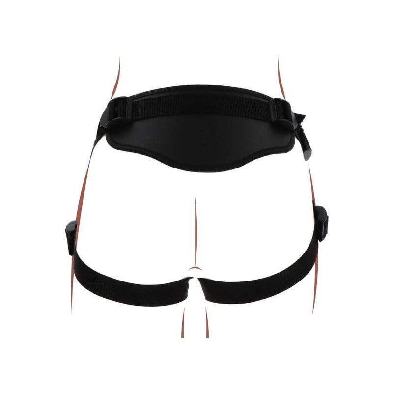 GET REAL - STRAP-ON DELUXE HARNESS BLACK - 1