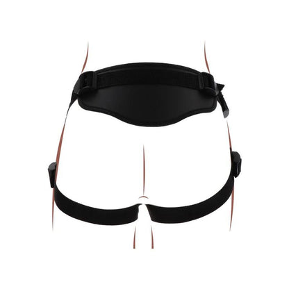 GET REAL - STRAP-ON DELUXE HARNESS BLACK - 1