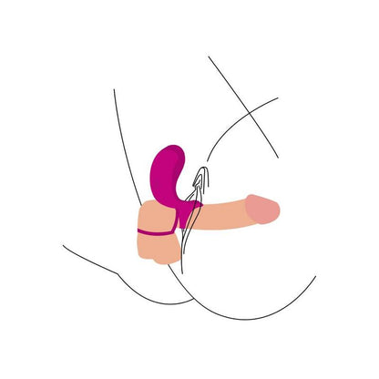 XOCOON - COUPLES STIMULATOR RING FUCHSIA - 6