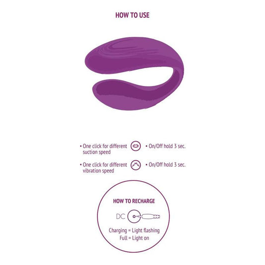 XOCOON - VIBRATEUR POUR COUPLES BOUND LOVE VIOLET