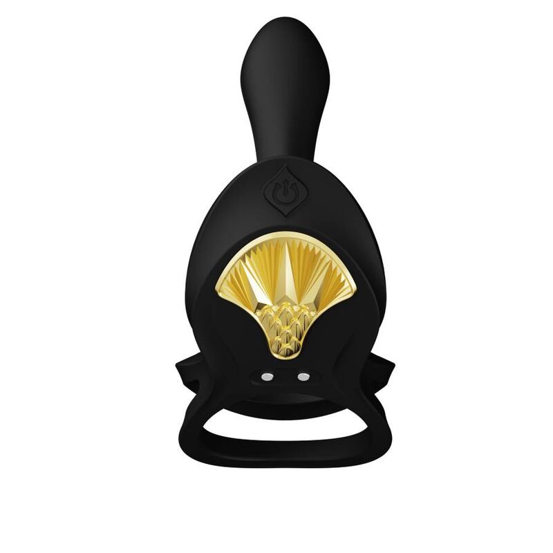 ZALO - BAYEK VIBRATING COUPLES RING BLACK - 12