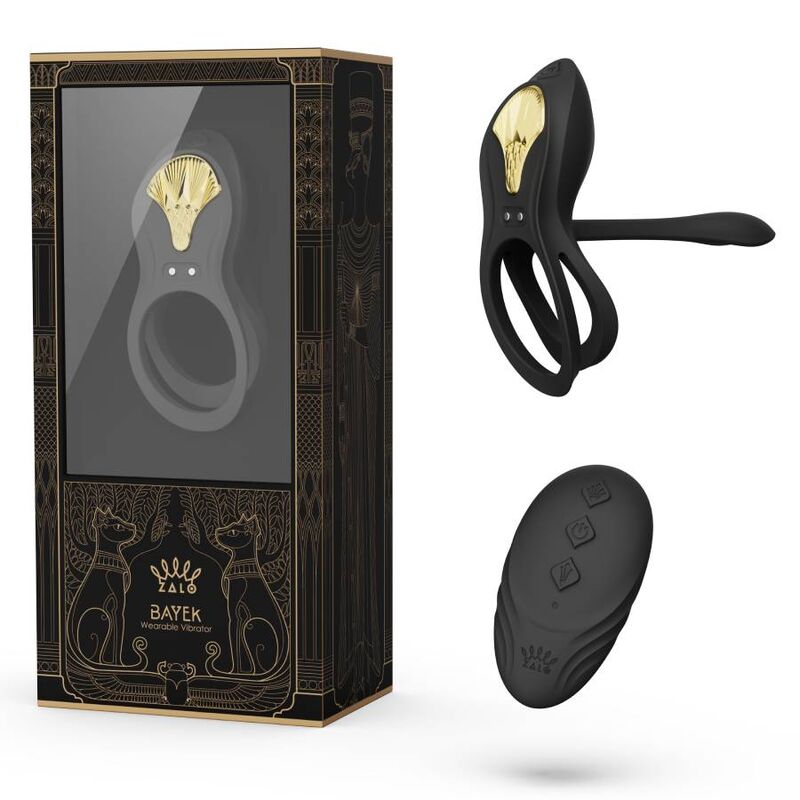 ZALO - BAYEK VIBRATING COUPLES RING BLACK - 3