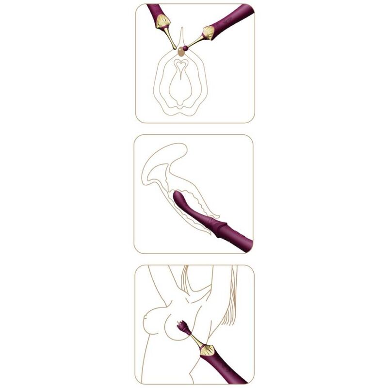 ZALO - BESS 2 CLITORAL MASSAGER BLACK - 3