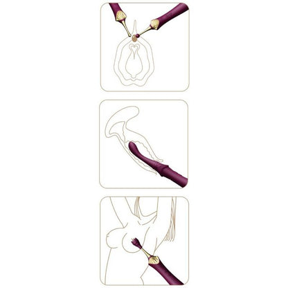 ZALO - BESS 2 CLITORAL MASSAGER PURPLE - 4