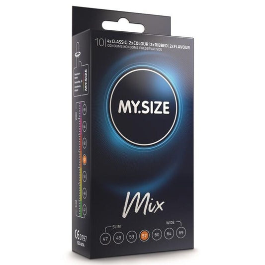 MY SIZE - MIX CONDOMS 57 MM 10 UNITS - 1