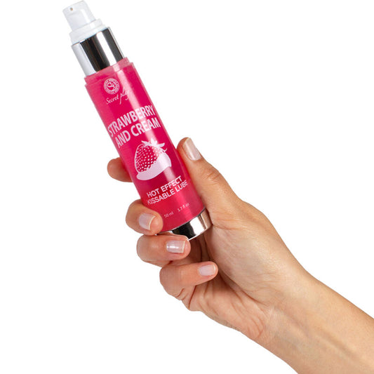 SECRETPLAY - LUBRICANT 2-1 HEAT EFFECT STRAWBERRY & CREAM 50 ML - 1