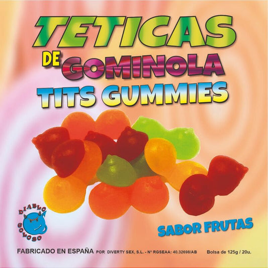 DIABLO GOLOSO - ASSORTED GLOSSY GUMMY Teats - 1