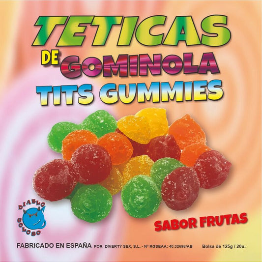 DIABLO GOLOSO - ASSORTED SUGAR GUMMY TEATS - 1