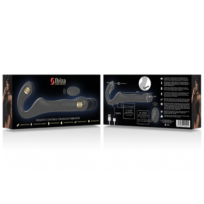 IBIZA - STRAPLESS VIBRATOR WITH UP & DOWN REMOTE CONTROL