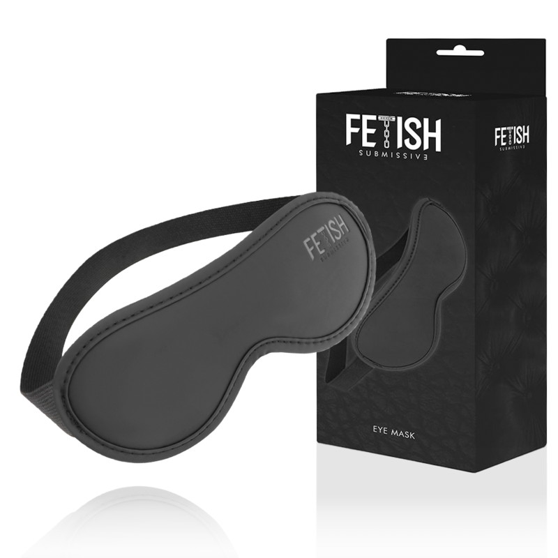 FETISH SUBMISSIVE - VEGAN LEATHER MASK II WITH NOPRENE LINING - 1