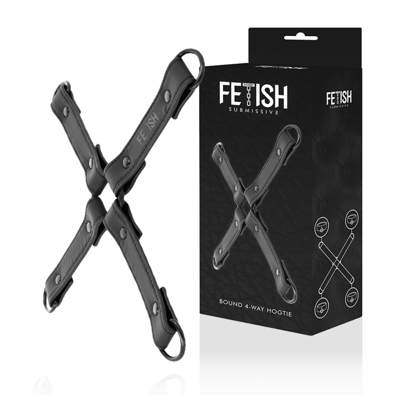 FETISH SUBMISSIVE - VEGAN LEATHER HANDCUFF UNION - 6