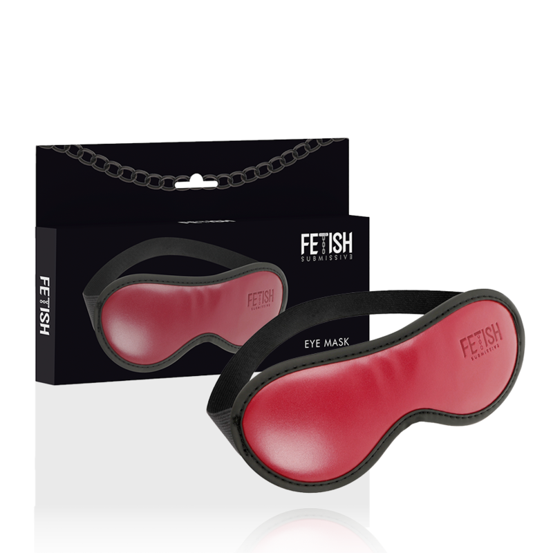 FETISH SUBMISSIVE DARK ROOM - VEGAN LEATHER MASK WITH NEOPRENE LINING - 2