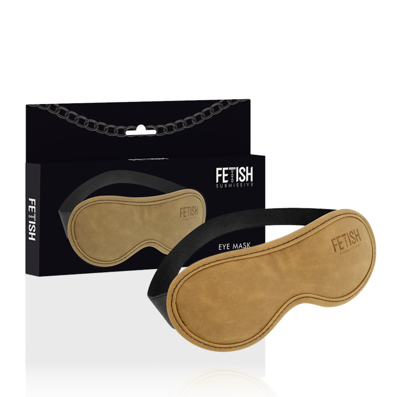 FETISH SUBMISSIVE ORIGEN - VEGAN LEATHER MASK WITH NEOPRENE LINING - 4