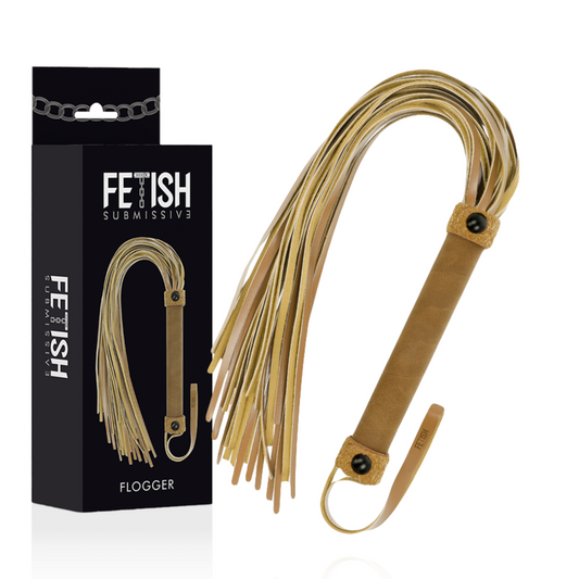FETISH SUBMISSIVE ORIGEN - VEGAN LEATHER WHIP - 1