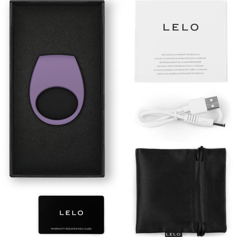 LELO - TOR 3 BLUE VIBRATOR RING - LILAC - 3