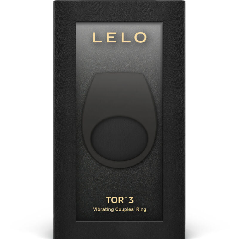 LELO - TOR 3 BLUE VIBRATOR RING - BLACK - 5