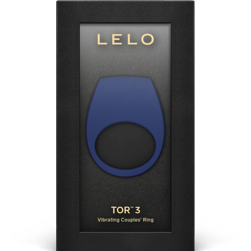 LELO - TOR 3 BLUE VIBRATOR RING - BLACK - 7