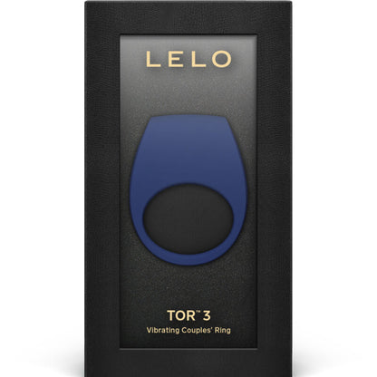 LELO - TOR 3 BLUE VIBRATOR RING - BLACK - 7