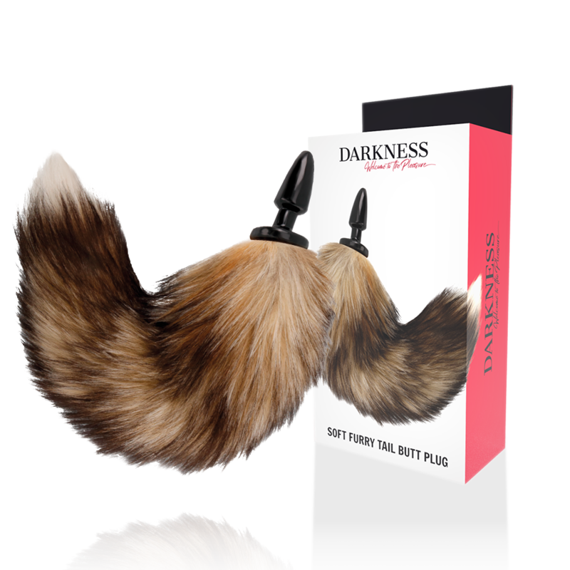 DARKNESS - NATURAL TAIL WITH SILICONE ANAL PLUG 10 CM - 5