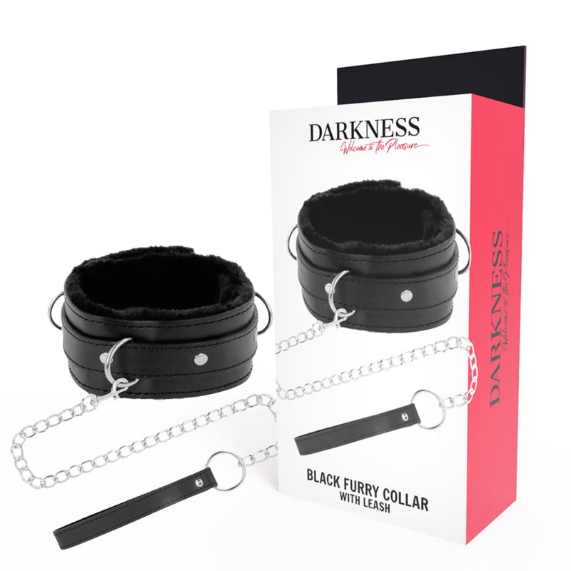 DARKNESS - COMFORTABLE POSTURE NECKLACE WITH LEATHER CHAIN - 3