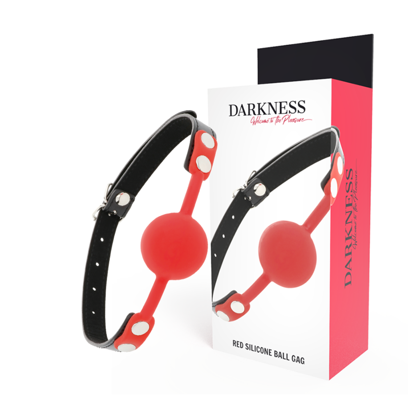 DARKNESS - RED SILICONE GAG - 5