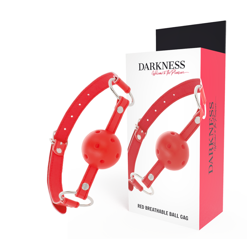 DARKNESS - RED BREATHABLE GAG - 5