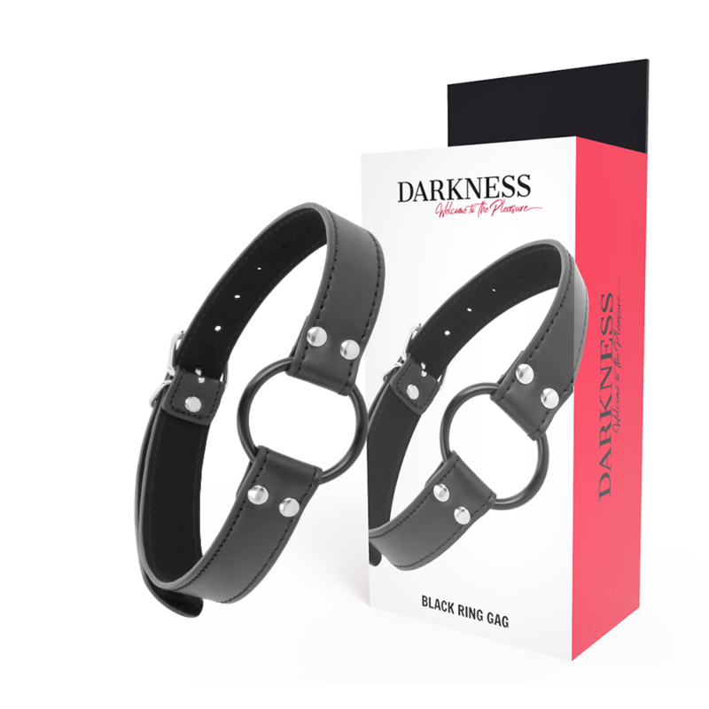 DARKNESS - GAG WITH RING DIAMETER 3.6 CM - 1