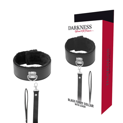 DARKNESS - LINED NECKLACE WITH TITANIUM CHAIN - 6