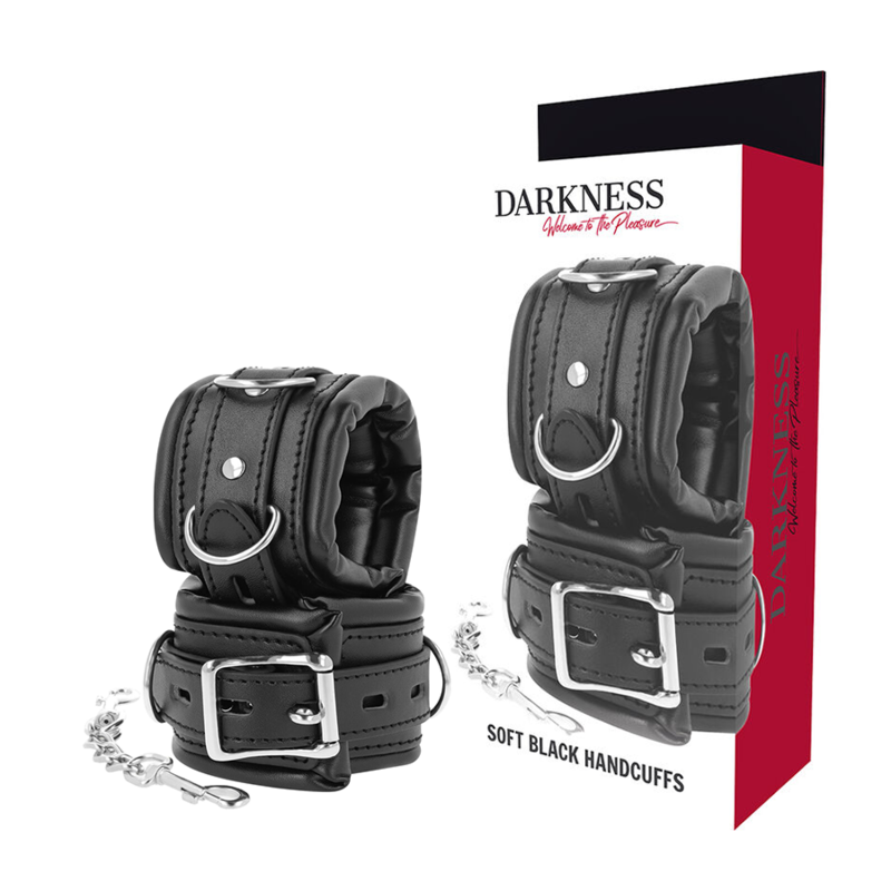 DARKNESS - PADDED BDSM HANDCUFFS - 4