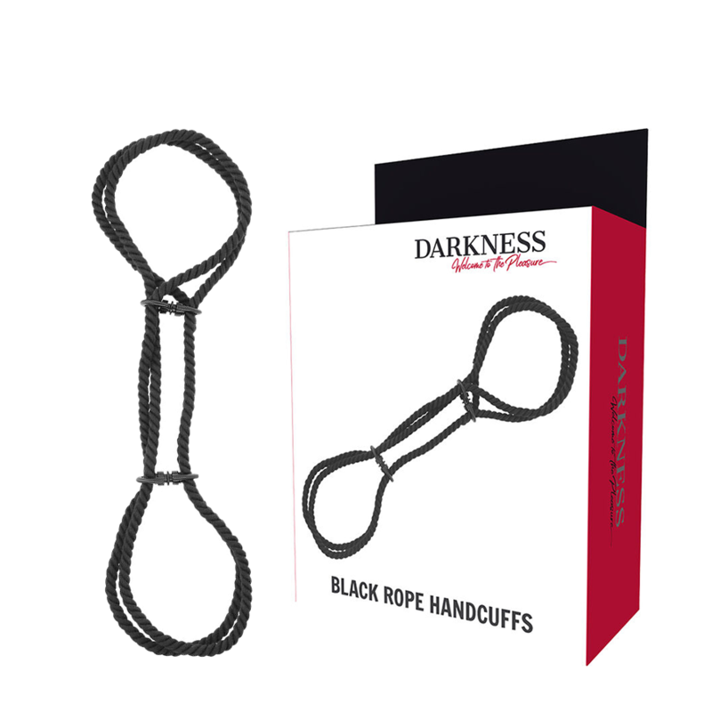 DARKNESS - 100% COTTON ROPE HANDCUFFS OR ANKLE HANDCUFFS - 5