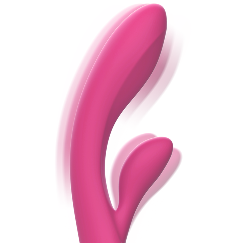 INTENSE - LUIGI RABBIT VIBRATOR PINK LIQUID SILICONE - 2