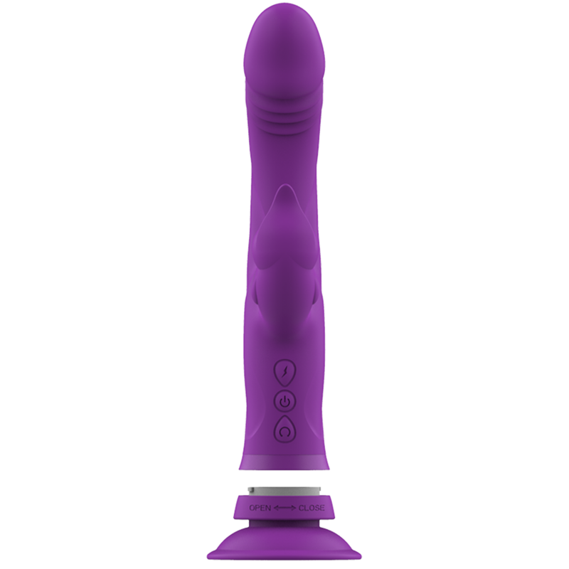 INTENSE - CASANOVA RABBIT TRIPLE MOTOR SILICONE VIBRATOR PURPLE