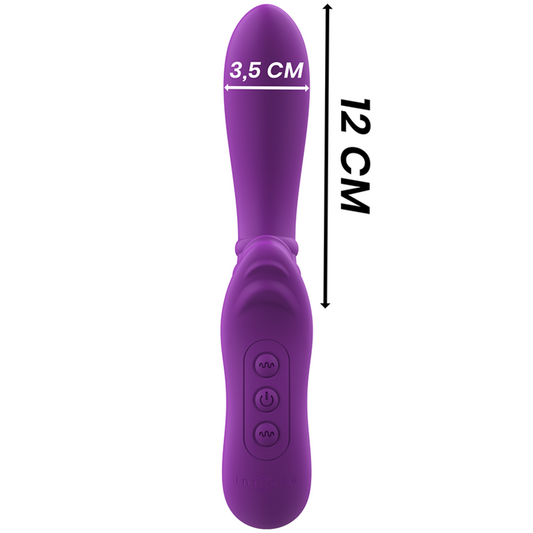 INTENSE - HARRY FLEXIBLE VIBRATOR WITH PURPLE TONGUE - 1