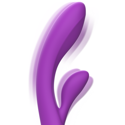 INTENSE - LUIGI RABBIT VIBRATOR LIQUID SILICONE PURPLE - 6