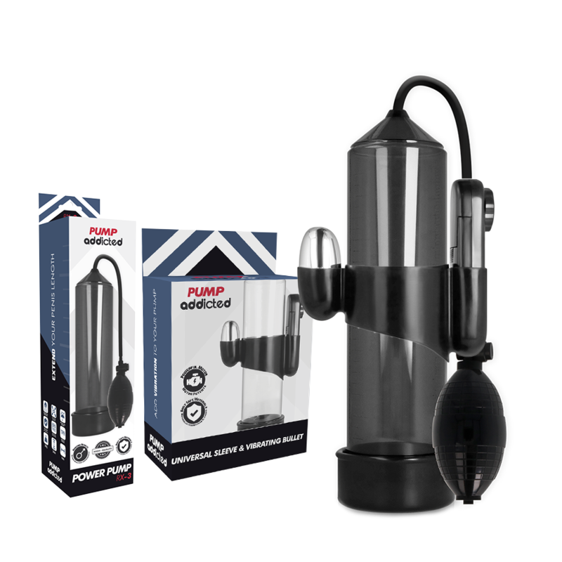 PUMP ADDICTED - RX3 BLACK VIBRATOR - 2