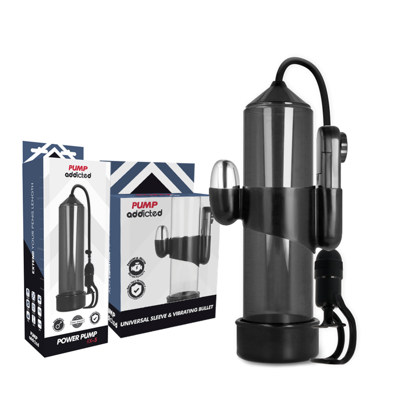 PUMP ADDICTED - RX5 BLACK VIBRATOR - 2