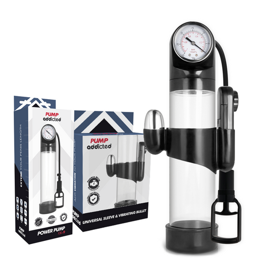 PUMP ADDICTED - RX9 TRANSPARENT VIBRATOR - 1