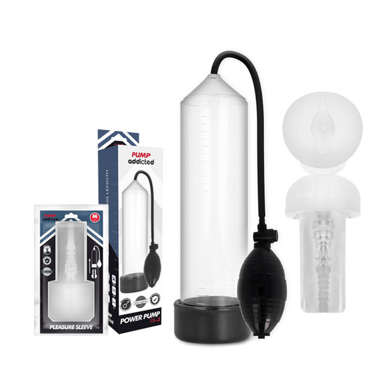 PUMP ADDICTED - RX3 TRANSPARENT AVEC MANCHON PLAISIR