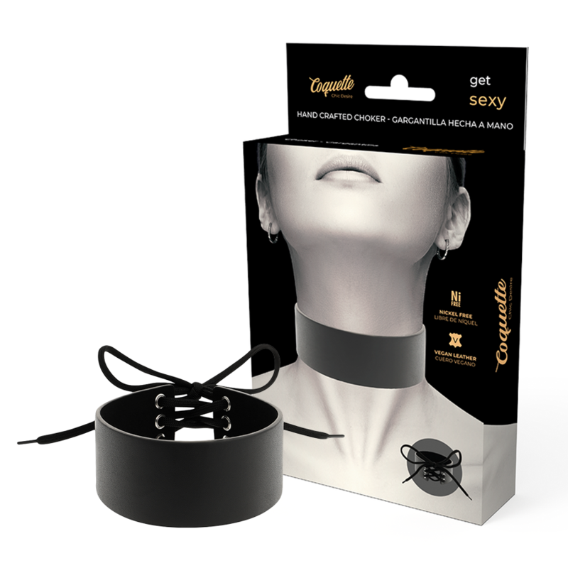 COQUETTE CHIC DESIRE - VEGAN LEATHER CHOKER - 7