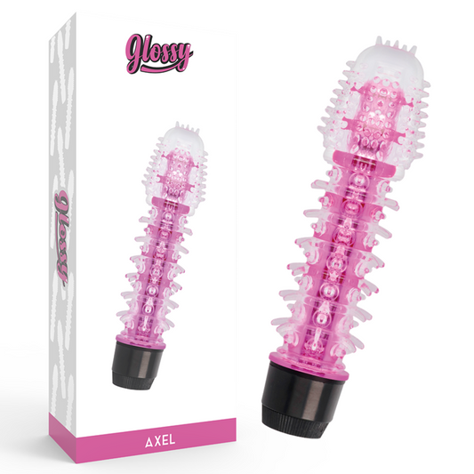 GLOSSY - AXEL VIBRATOR PINK - 1