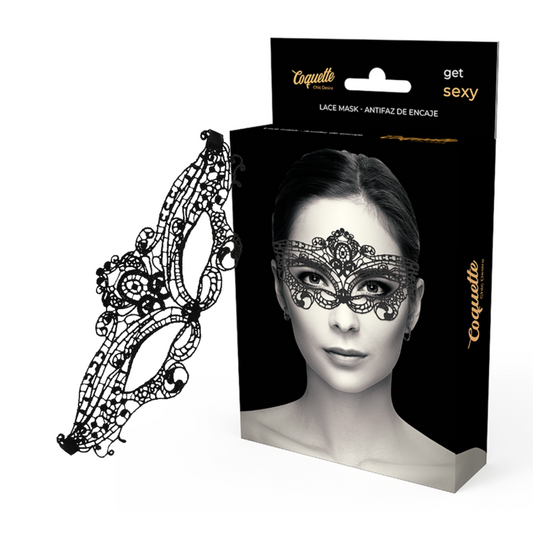 COQUETTE CHIC DESIRE - LACE MASK BLACK - 1