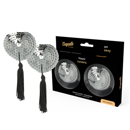 COQUETTE CHIC DESIRE - NIPPLE COVERS SILVER - 4