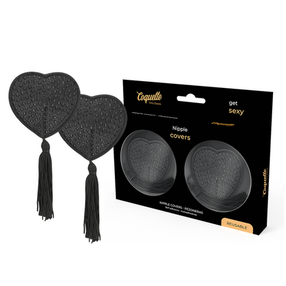 COQUETTE CHIC DESIRE - NIPPLE COVERS BLACK - 4
