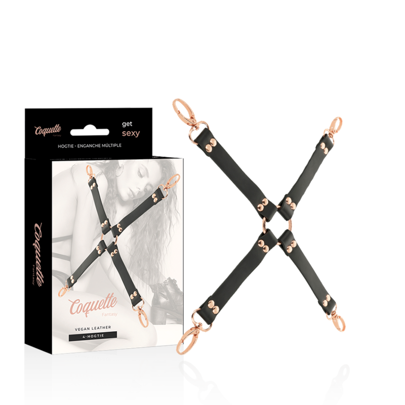 COQUETTE CHIC DESIRE - FANTASY VEGAN LEATHER HOG TIE - 1