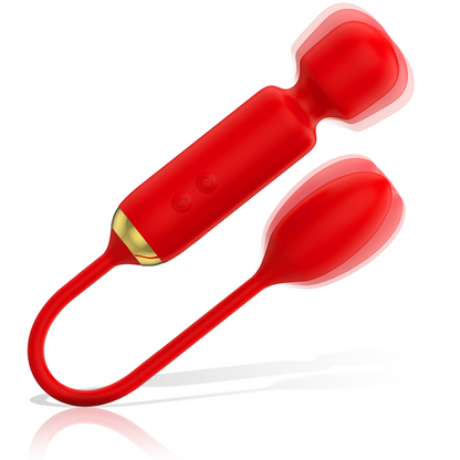 MIA - TUSCAN WAND DOUBLE PLEASURE + VIBRATING EGG